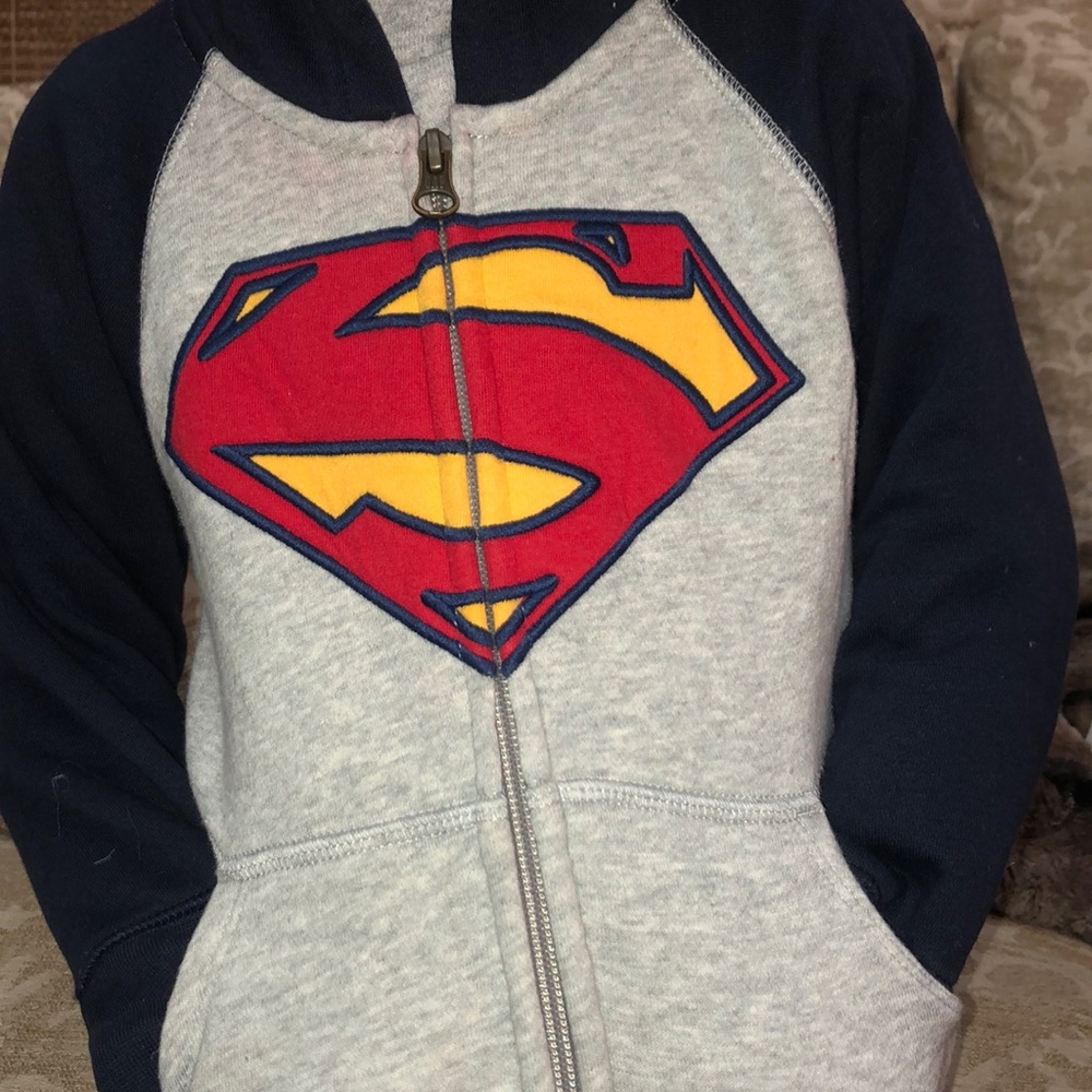 Baby Gap Superman zippered sweatshirt